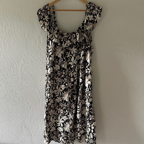 AVA & VIV | Womens Plus Size Ruffle Maxi Empire Waist Dress NEW Size 3X Cottage - Picture 2 of 11